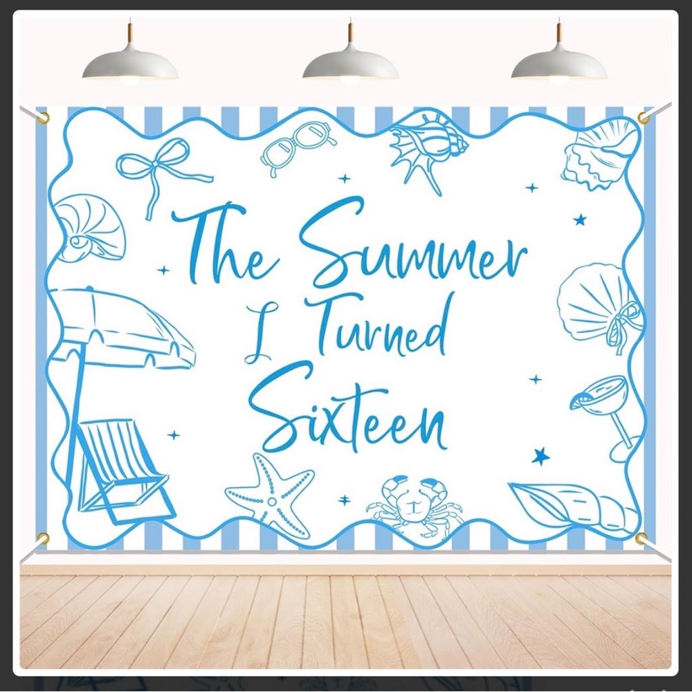 16th Birthday Backdrop/Banner